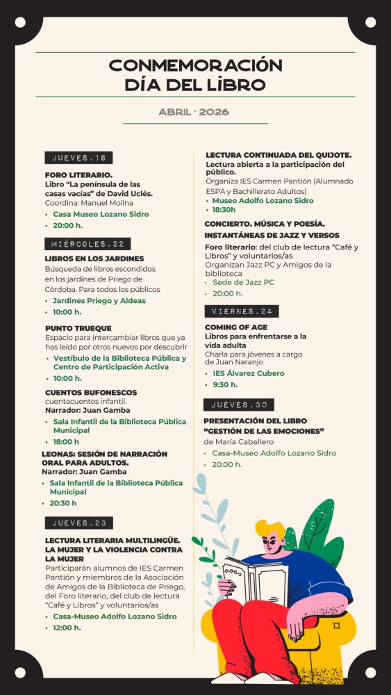 Imagen Presentada la sexta edición de "Entre Libros y Jardines" con una veintena de actividades culturales